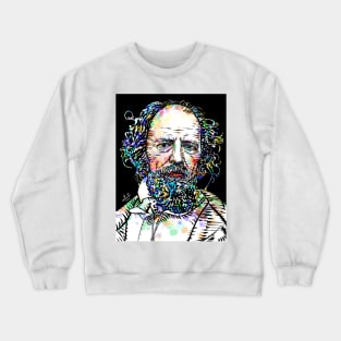 ALFRED,LORD TENNYSON watercolor and ink portrait Crewneck Sweatshirt